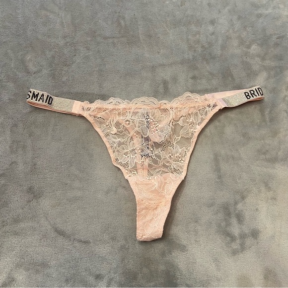 New! Victorias Secret very sexy shine strap bridesmaid thong panty 4229 - Picture 6 of 12